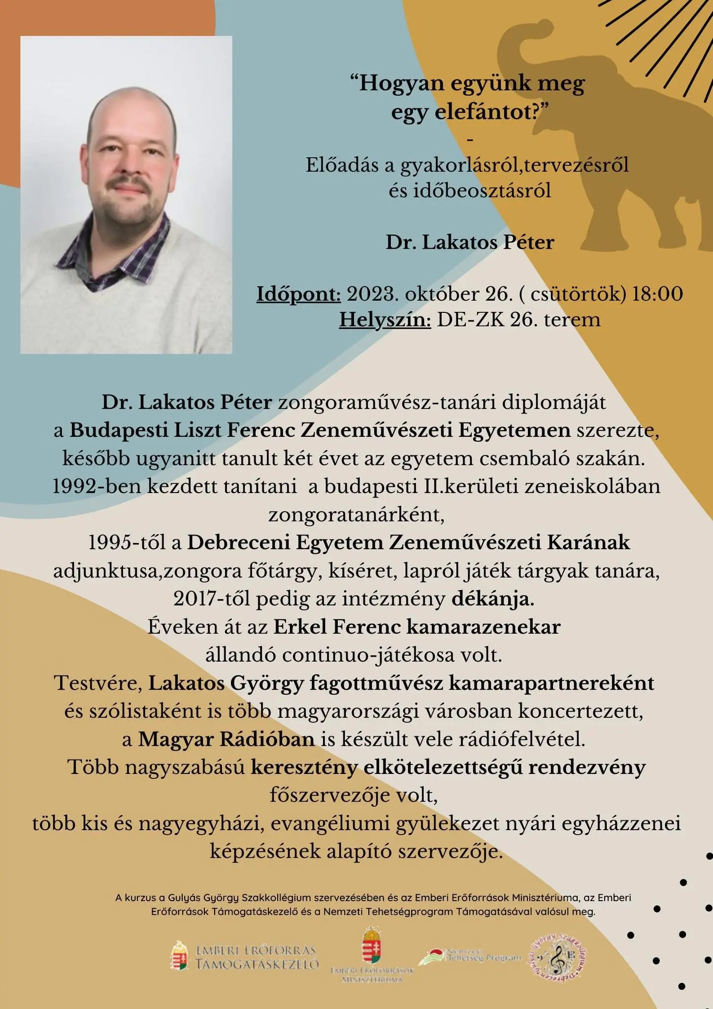 Dr. Lakatos P&eacute;ter - Hogyan egy&uuml;nk meg egy elef&aacute;ntot? 